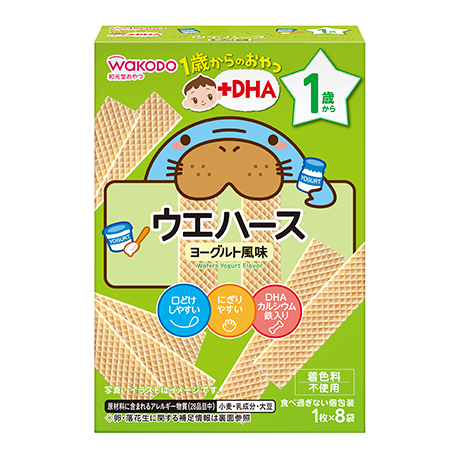 Wakodo Wafers Yogurt Flavor 12M+ (Expiry 30-10-2024)