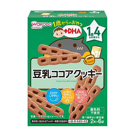 Wakodo Cocoa Soy Milk Cookies 16M+ (Expiry 30-10-2024)