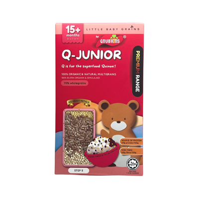 Gnubkins (Little Baby Grains) Q-Junior Baby Rice Step 5  15M+ (Expiry 30-07-2025)