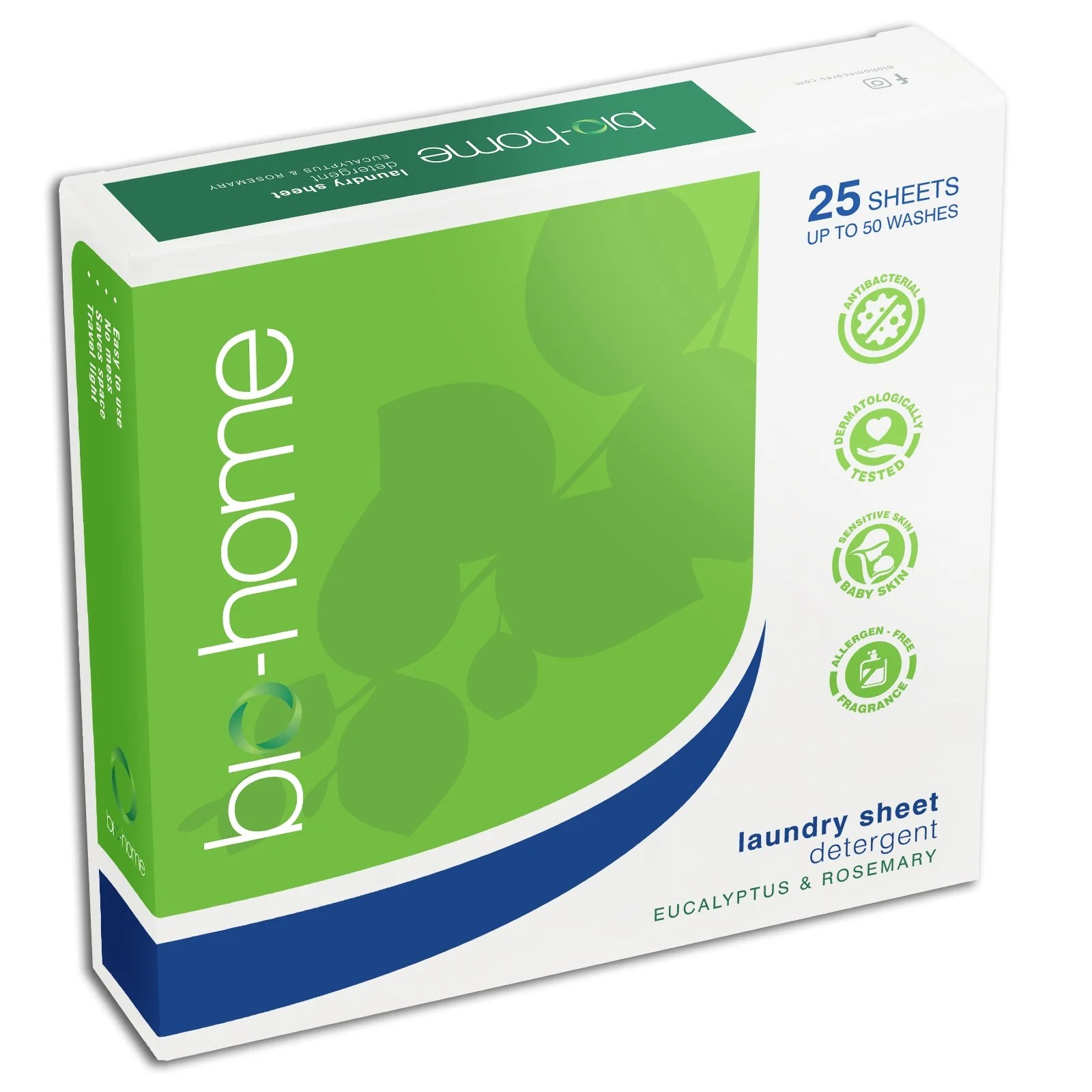 Bio-Home Laundry Sheet Detergent - Eucalyptus & Rosemary – E-Essential SG