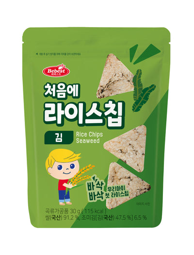 Bebest Rice Chips - Seaweed 10M+ (Expiry 20-09-2024)
