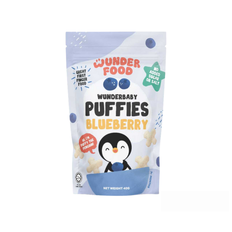 Wunderfood Puffs Blueberry 7M+ (Expiry 03-08-2025)