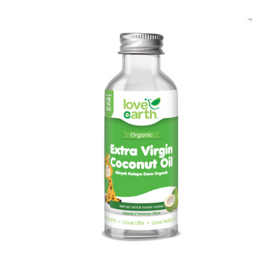 Love Earth Organic Baby Coconut Oil 6M+ (Expiry 06-12-2025)