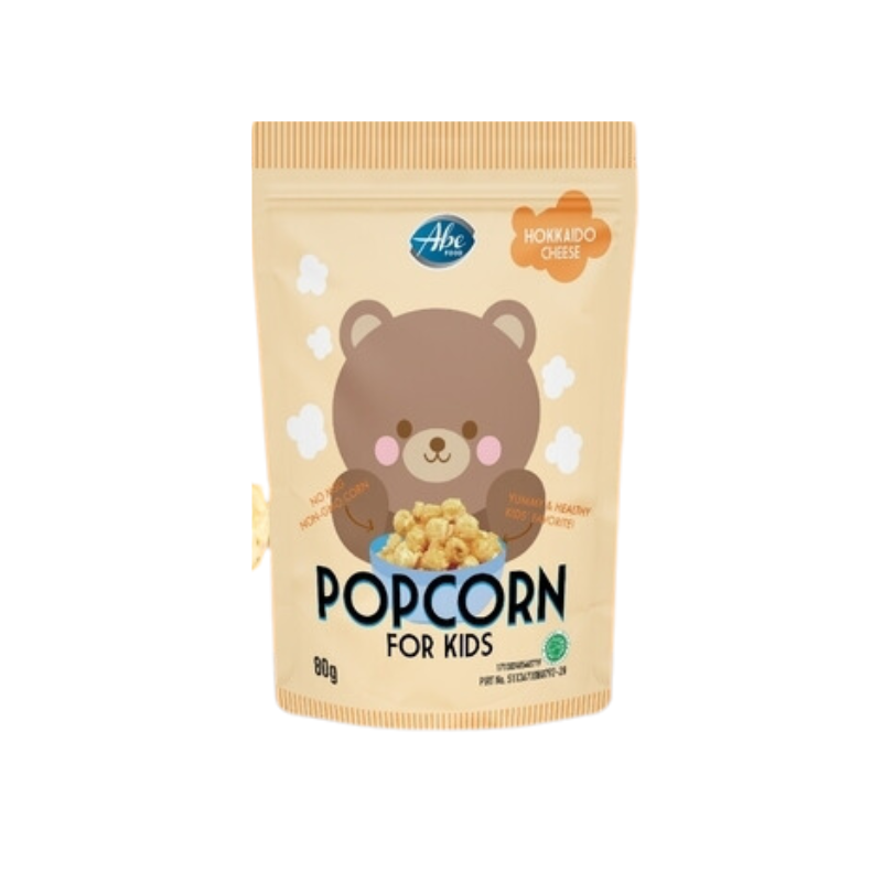 Abe Food Kids Popcorn -Hokkaido Cheese - 2Y+ (Expiry 24-05-2025)