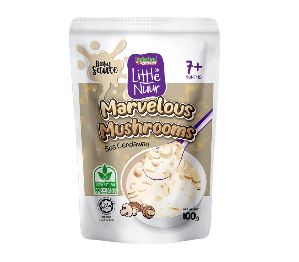 Eatalian Marvelous Mushroom Baby Sauce 7M+ (Expiry 15-08-2027)