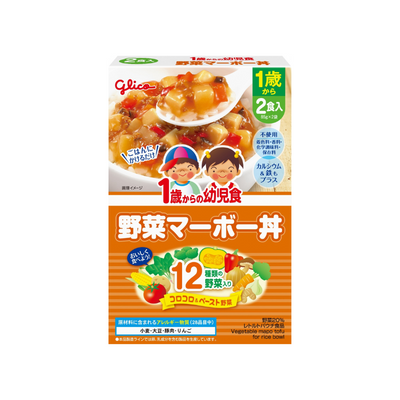Glico Vegetable Mapo Tofu for Rice Bowl 12M+ (Expiry 17-07-2024)