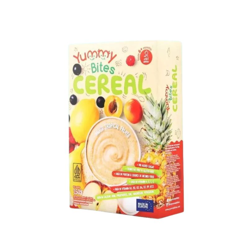 Yummy Bites Cereal - Mixed Tropical Fruits 6M+ (Expiry 01-10-2025)