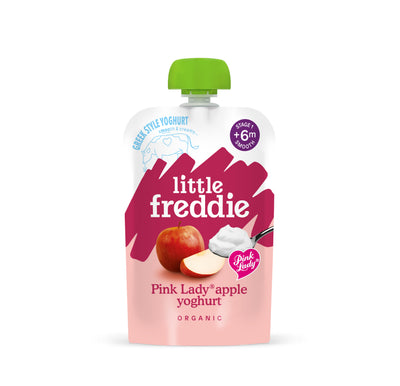 Little Freddie Yoghurt - Creamy Pink Lady Apple Greek Style Yoghurt 100g - 6M+ (Expiry 17-12-2024)
