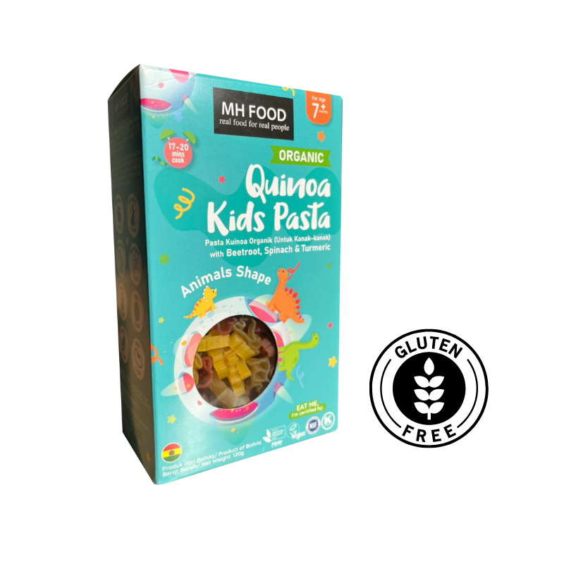 MH Food Organic Quinoa Kids Animal Pasta 7M+ (Expiry 20-06-2025)