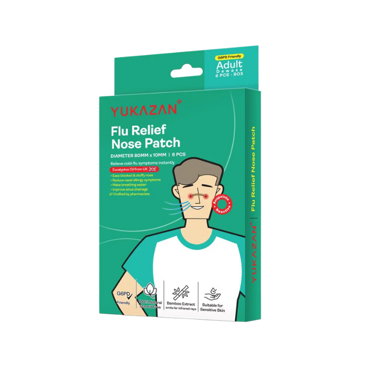 Yukazan Flu Relief Nose Patch - Adult (Expiry 31-03-2027)