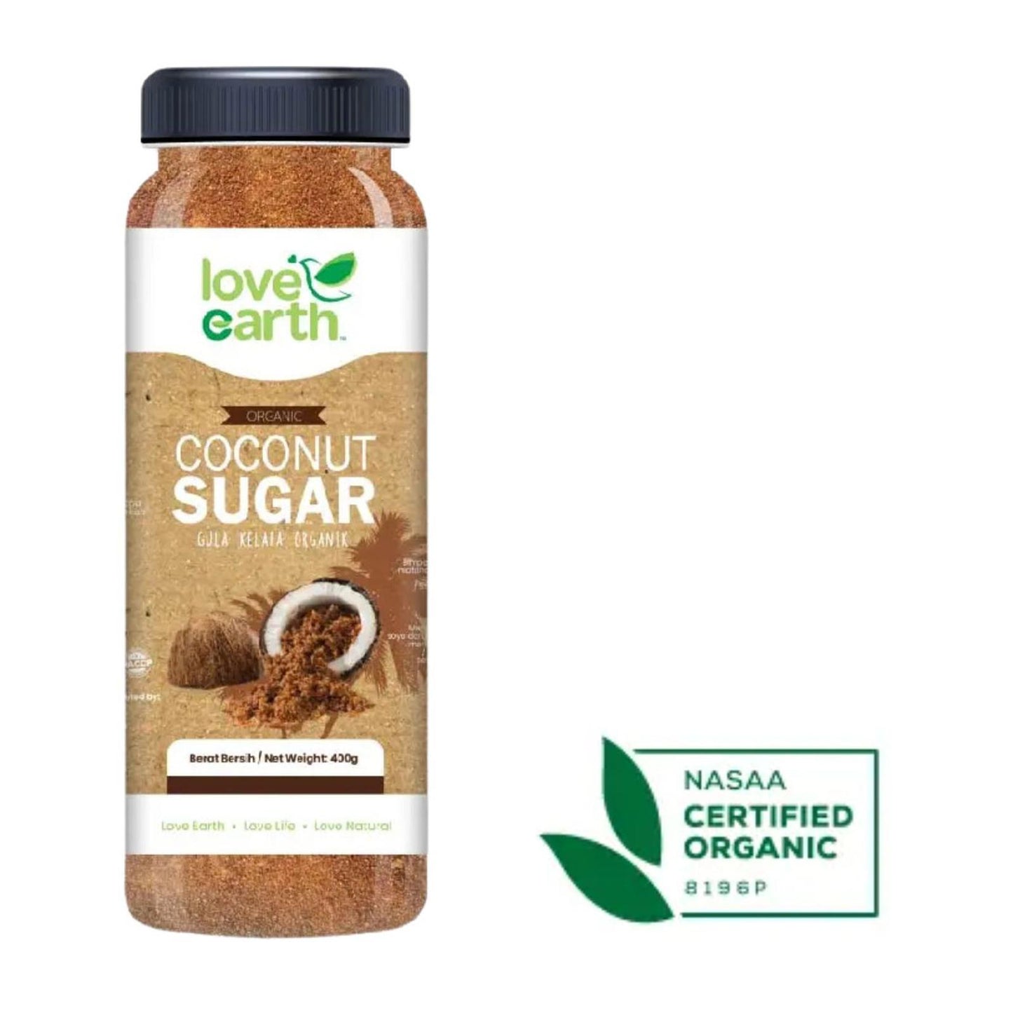 Love Earth Organic Coconut Sugar (Expiry 01-12-2026)
