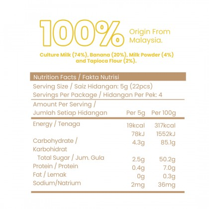 Love Earth Yogurt Melts Banana 12M+