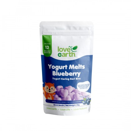 Love Earth Yogurt Melts Blueberry 12M+ (Expiry 13-06-2024)