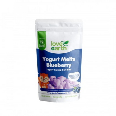 Love Earth Yogurt Melts Blueberry 12M+ (Expiry 08-03-2025)