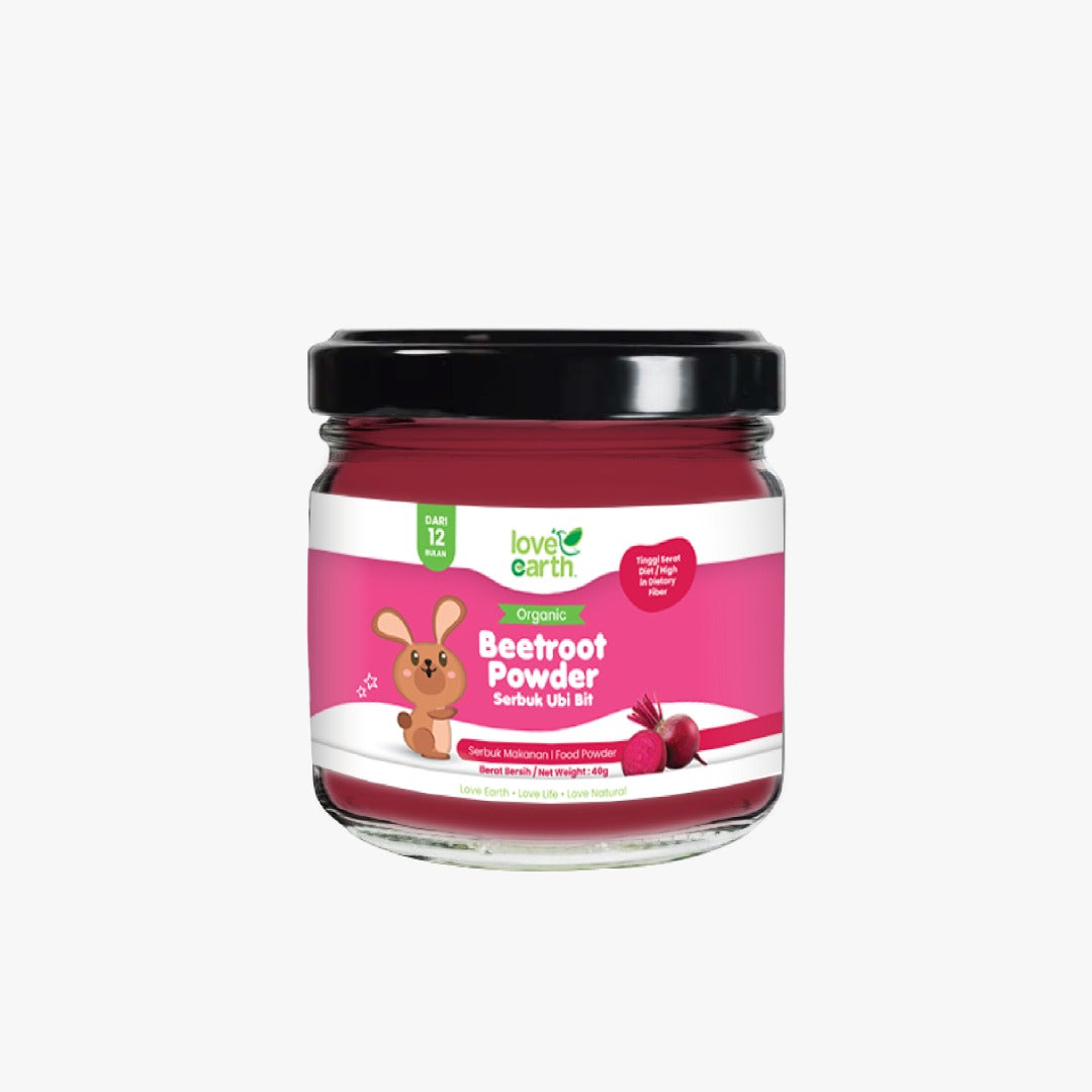 Love Earth Organic Beetroot Powder 6M+* (Expiry 16-07-2026)