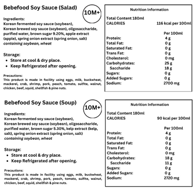 Bebefood Soy Sauce BUNDLE 10M+ (Expiry 16-04-2025)