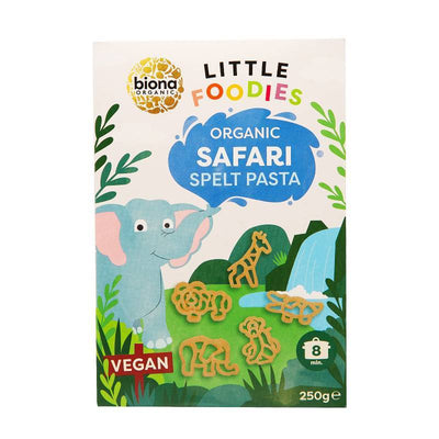 Biona Organic Little Foodies Organic Safari Spelt Pasta / 12M+ (Expiry 19-04-2025)