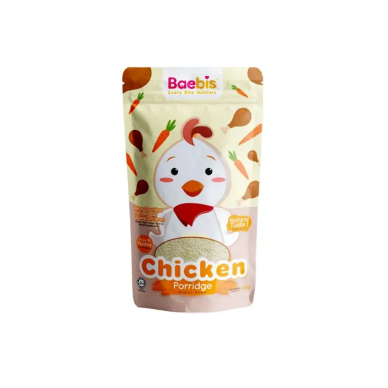 Baebis Porridge Chicken (44g x 4) - 9M+ (Expiry 24-07-2025)