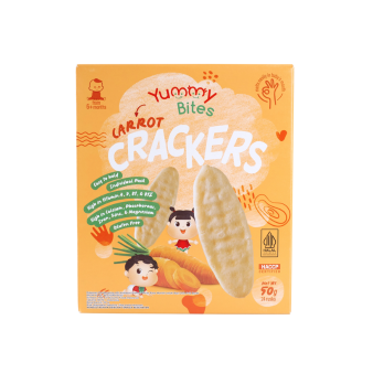 Yummy Bites - Carrot Baby Rice Rusks 6M+
