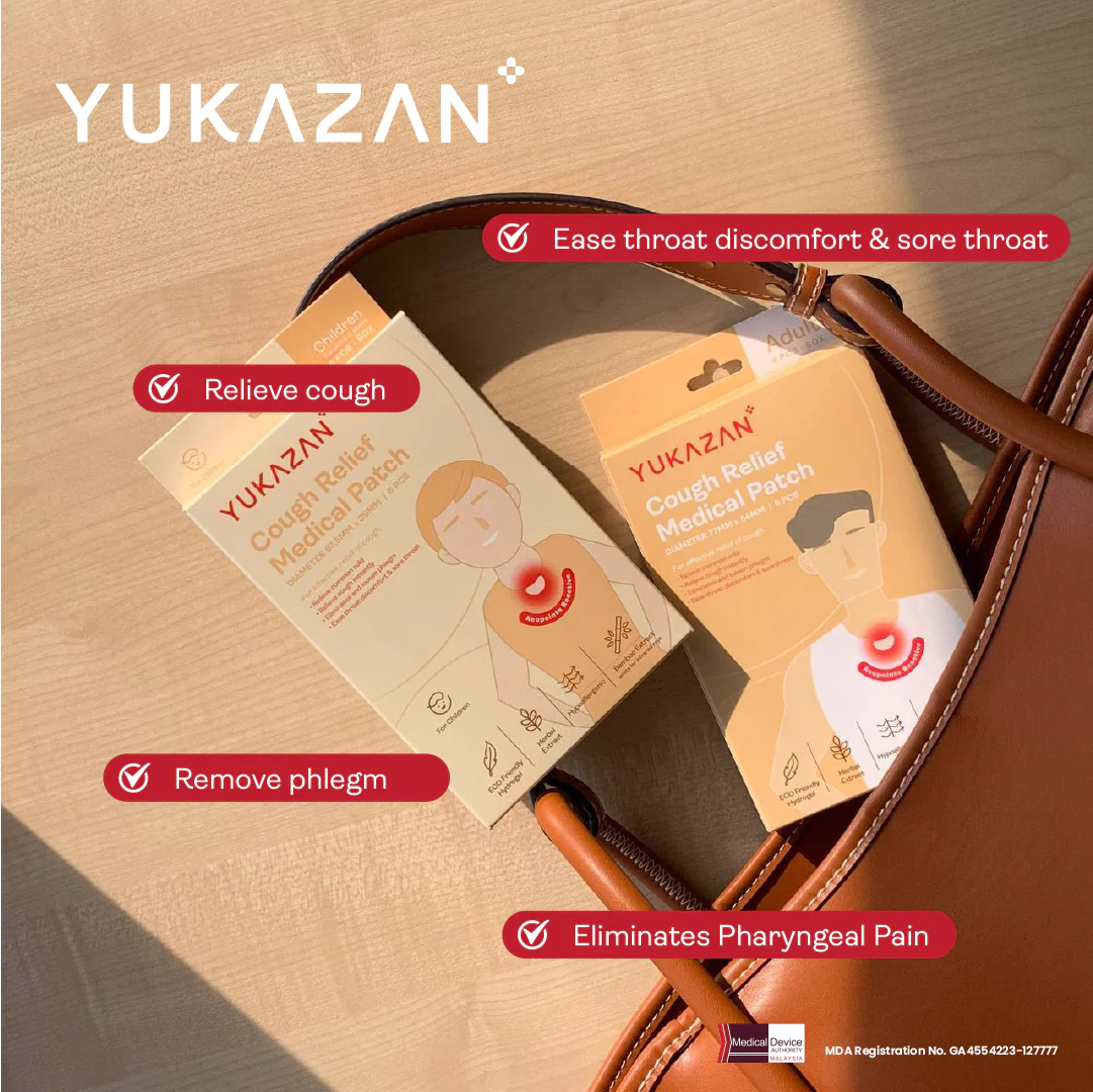 Yukazan Cough Relief Patch for Adult (Expiry 30-10-2026)