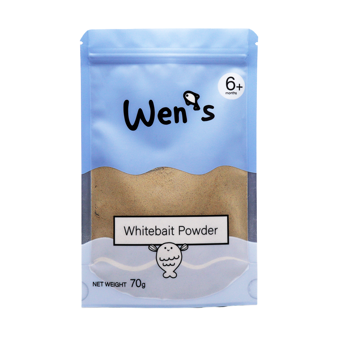 Wen's Whitebait Powder Ziplock Pouch 6M+ (Expiry 15-09-2024)