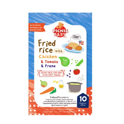 Picnic Baby Instant Meal - Fried Rice with Tomato and Prune 10M+ (Expiry 28-12-2024)
