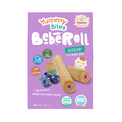Yummy Bites - Blueberry Beberoll 9M+ (Expiry 06-11-2024)