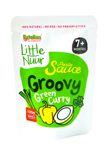 Eatalian Express Groovy Green Curry Pasta Sauce 7M+ (Expiry 16-08-2025)