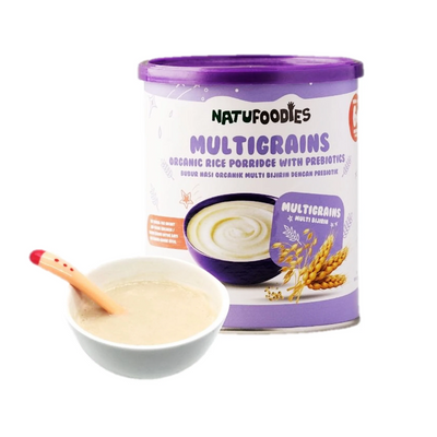 Natufoodies Organic Rice Cereal - Multigrain 6M+ (Expiry 23-08-2024)