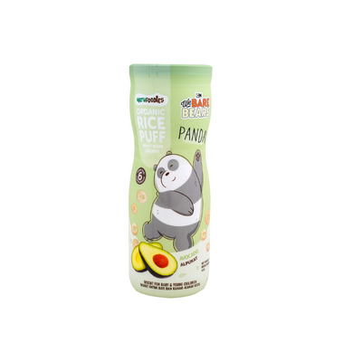 Natufoodies Organic Rice Puffs - Avocado 6M+ (Expiry 05-12-2024)