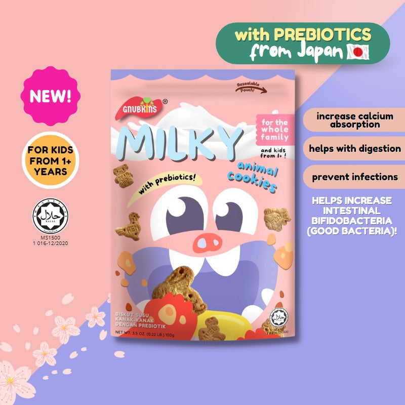Little Baby Grains Milky Cookies with Prebiotics 12M+