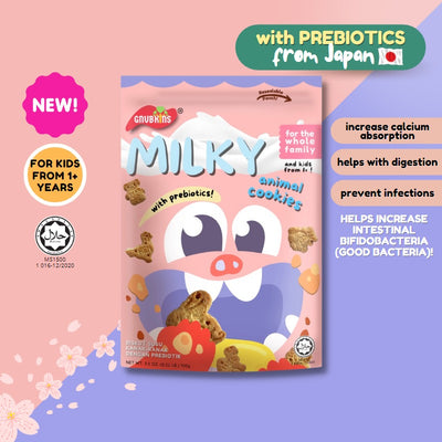Gnubkins (Little Baby Grains) Milky Cookies with Prebiotics 12M+ (Expiry 08-07-2025)