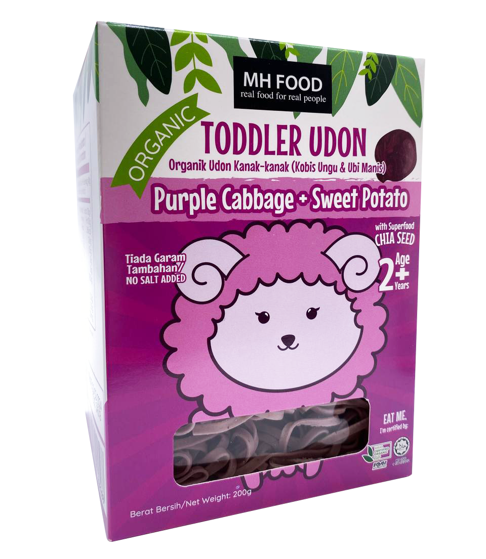 MH Food Toddler Udon Purple Cabbage & Sweet Potato with Chia Seed 12M+