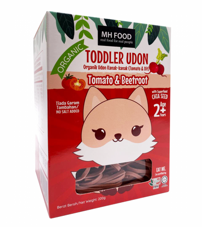 MH Food Toddler Udon Tomato Beetroot with Chia Seed 12M+ (Expiry 13-10-2024)