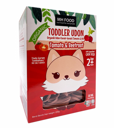 MH Food Toddler Udon Tomato Beetroot with Chia Seed 12M+ (Expiry 24-06-2026)