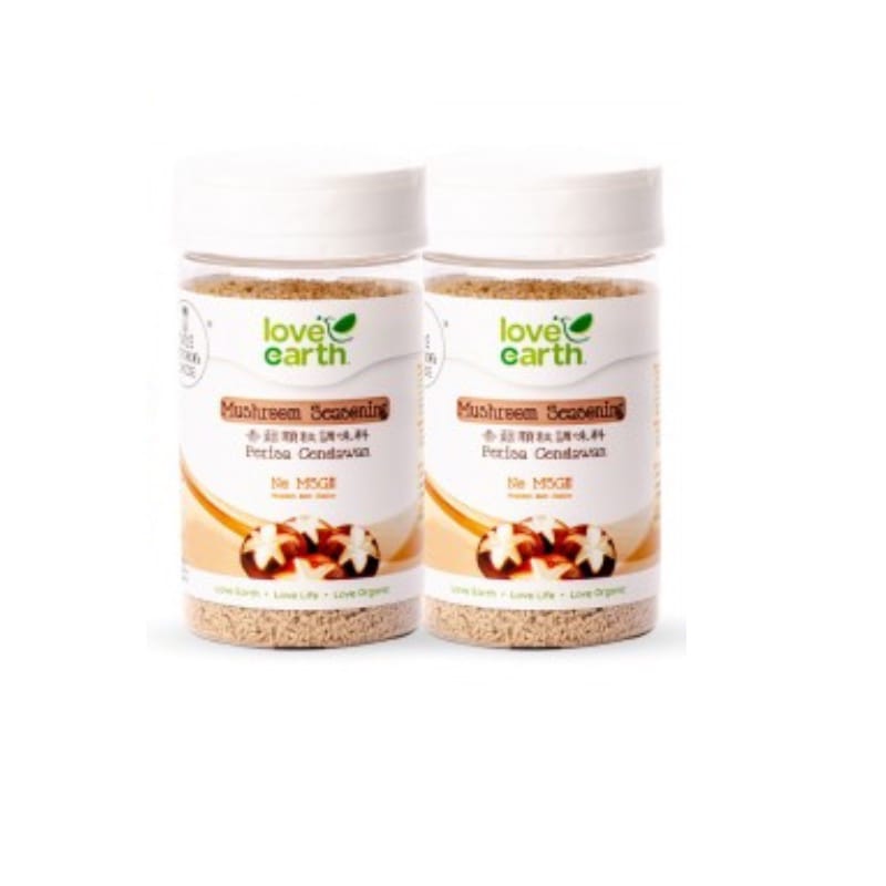 Love Earth Mushroom Seasonings (Twin Pack) 12M+ & Family (Expiry 02-10-2026)