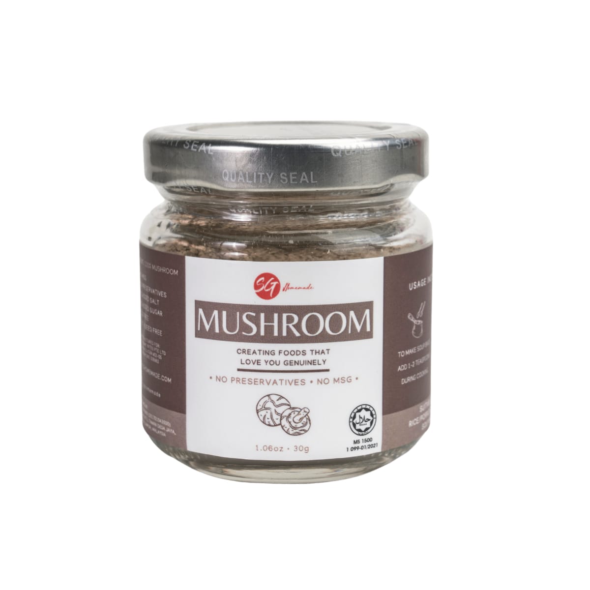 SGHomemade Mushroom Powder 10M+ (Expiry 09-12-2024)