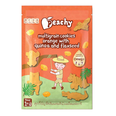 Peachy Multi Grain Cookies - Orange 12M+ (Expiry 12-12-2024)
