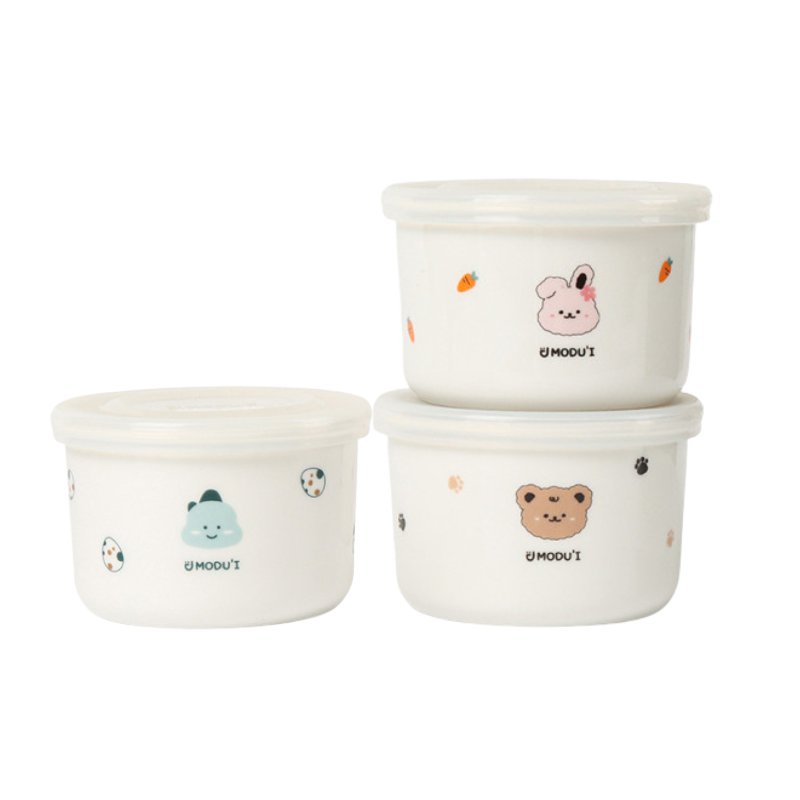 Modu'i Ceramic Container - Bear / Bunny / Dino